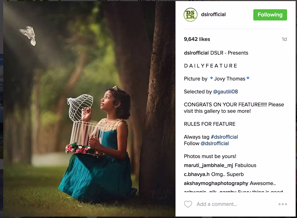 DSLR Official Feature
